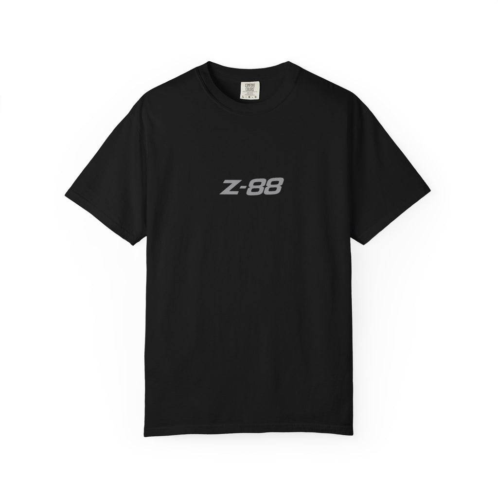 Z-88 Tech Skull Graphic T-Shirt — Futuristic Motorcycle/Skater Tee