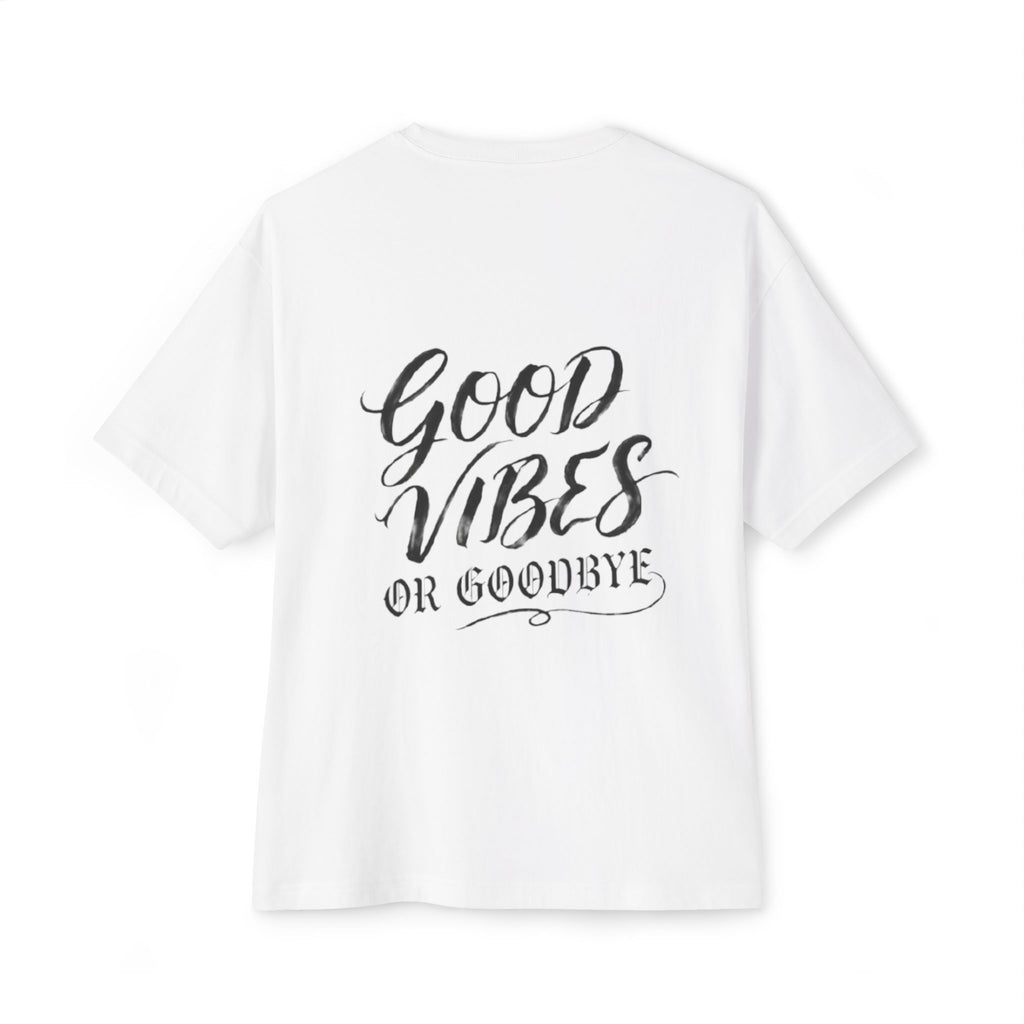Boxy Tee — Minimal 'Z-88' Embroidered White Oversized T-Shirt