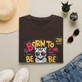Cat T-Shirt — "Born to Be Awesome" Graphic Tee