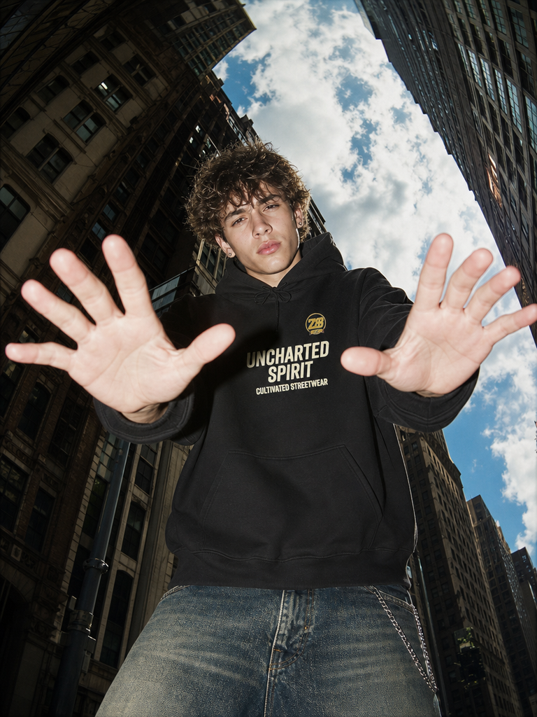 Sudadera 'Uncharted Spirit' Streetwear Hoodie – Adventure Vibes