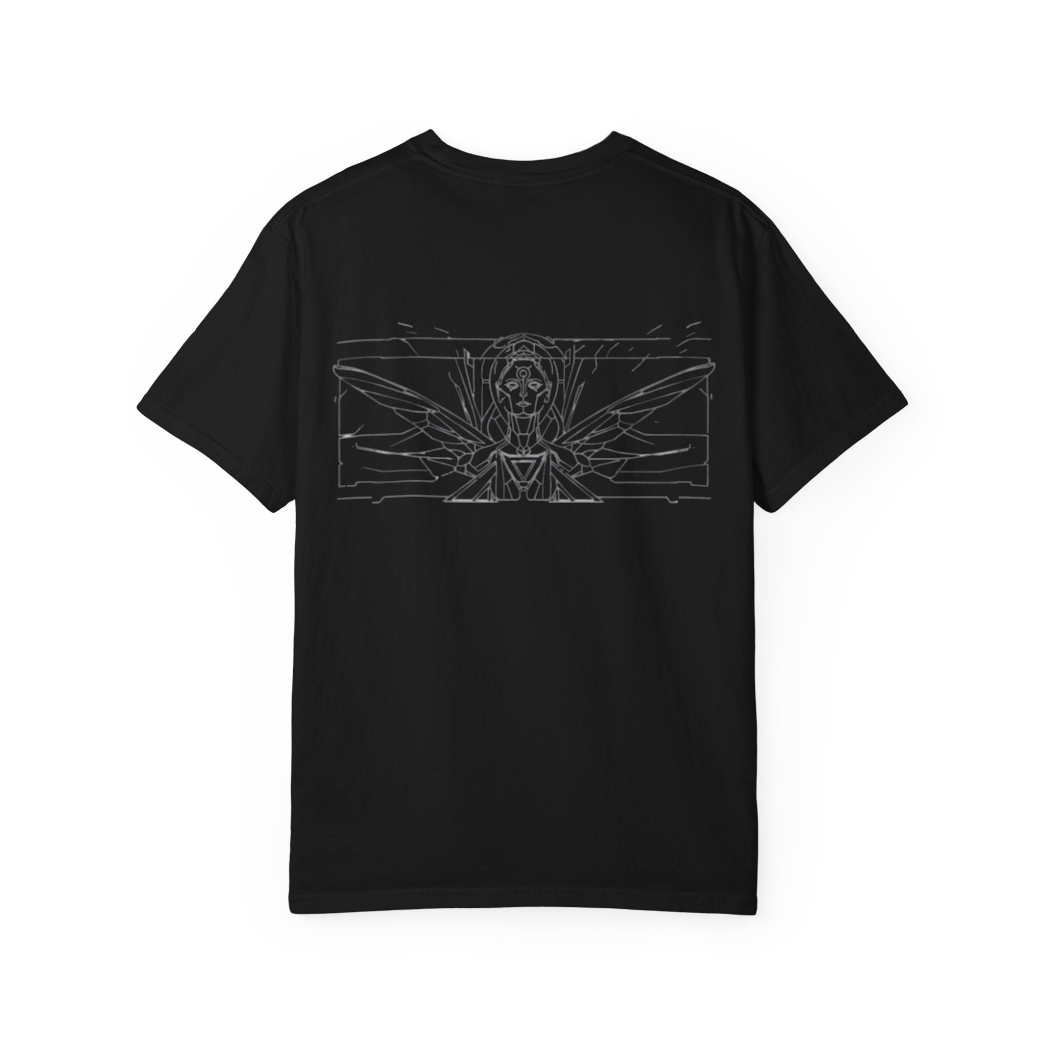 Z-88 Tech Skull Graphic T-Shirt — Futuristic Motorcycle/Skater Tee